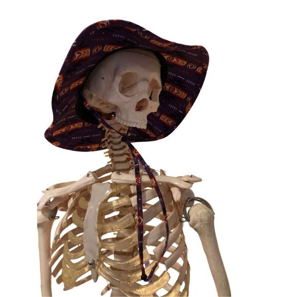 Guatamalea Boho Print Drawstring Sun Fishing Bucket Hat - Picture 10 of 13